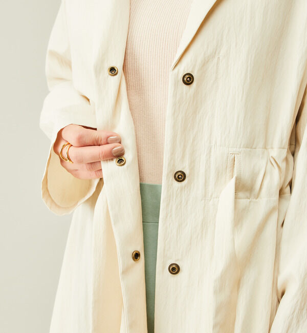 Liesse「ドライタッチウエストギャザーコート」|その他|