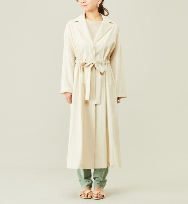 Liesse「ドライタッチウエストギャザーコート」|その他|