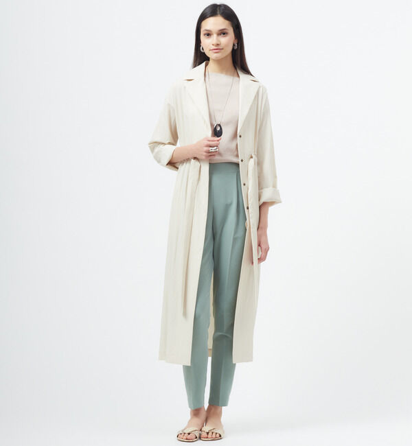 Liesse「ドライタッチウエストギャザーコート」|その他|