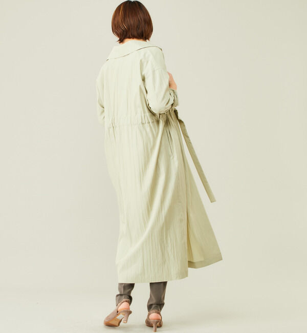 Liesse「ドライタッチウエストギャザーコート」|その他|
