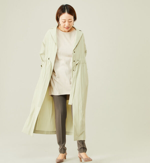 Liesse「ドライタッチウエストギャザーコート」|その他|