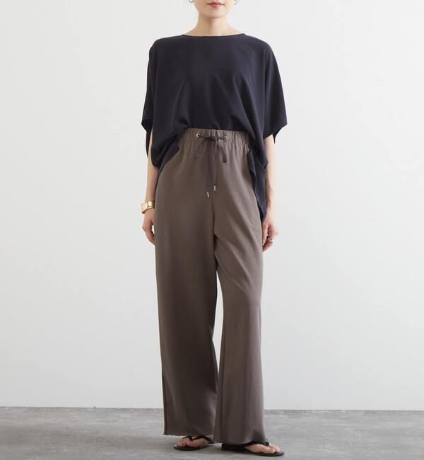 Liesse「袖サテンニット」|ニット・セーター|