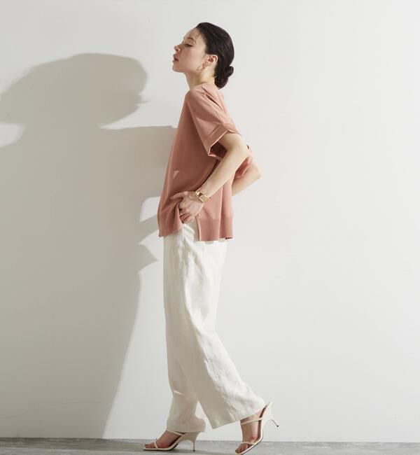 Liesse「袖サテンニット」|ニット・セーター|