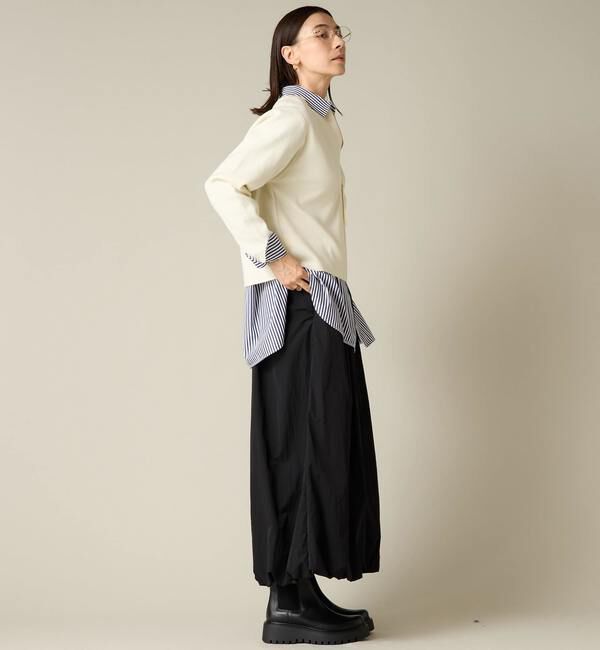 Liesse「2WAYジップミラノリブニット」|ニット・セーター|