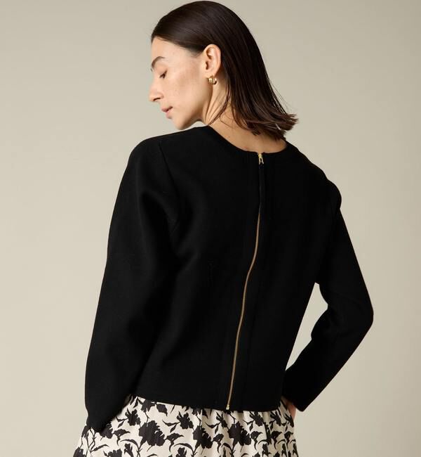 Liesse「2WAYジップミラノリブニット」|ニット・セーター|