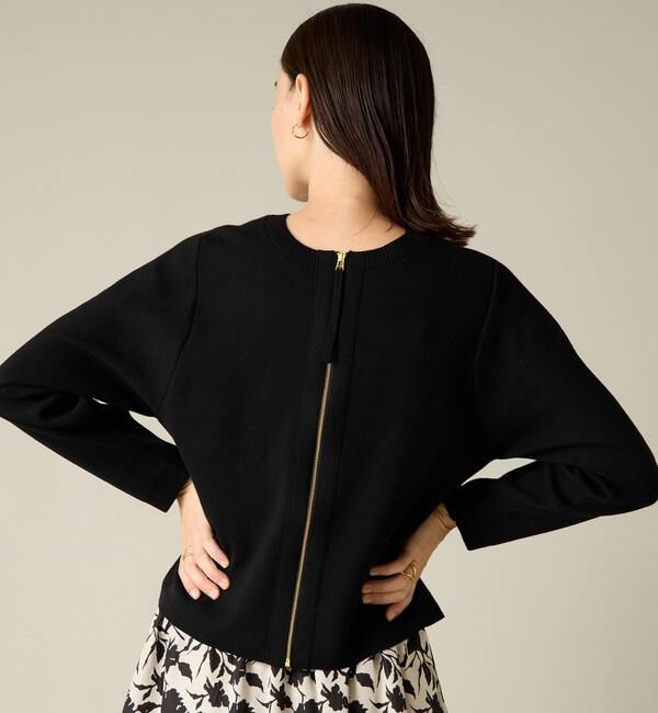 Liesse「2WAYジップミラノリブニット」|ニット・セーター|