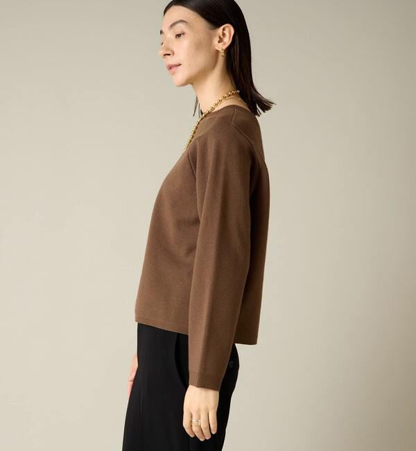 Liesse「2WAYジップミラノリブニット」|ニット・セーター|