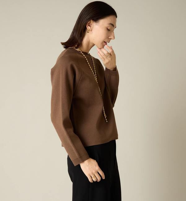 Liesse「2WAYジップミラノリブニット」|ニット・セーター|