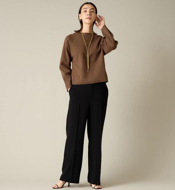 Liesse「2WAYジップミラノリブニット」|ニット・セーター|