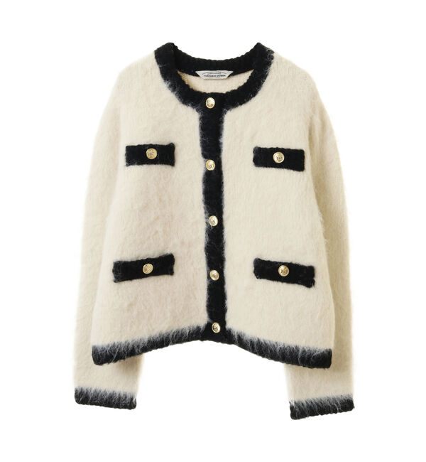 Liesse「【TORRAZZO DONNA/トラッツォドンナ】カーディガン（6255-357）」|カーディガン|アイボリー