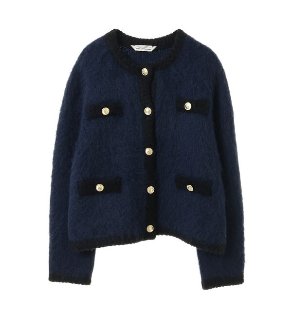 Liesse「【TORRAZZO DONNA/トラッツォドンナ】カーディガン（6255-357）」|カーディガン|ネイビー