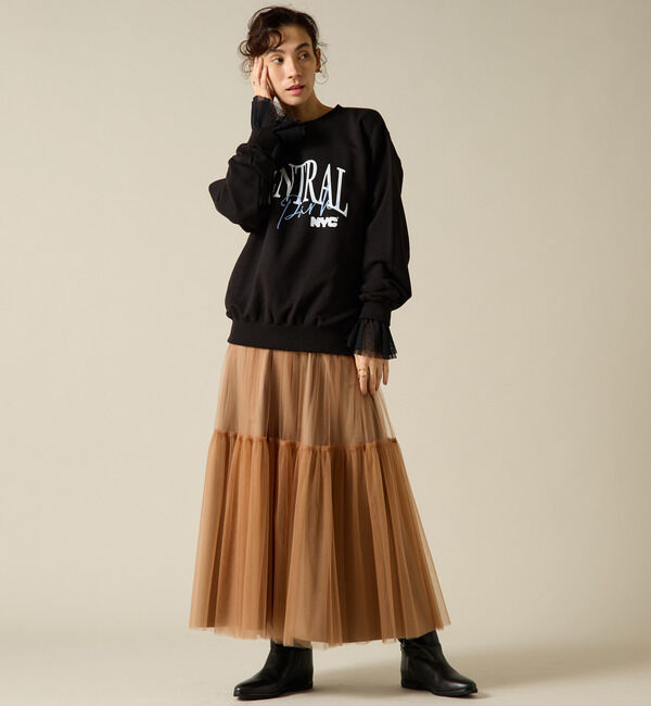 Liesse「2WAYチュールティアードスカート」|スカート|