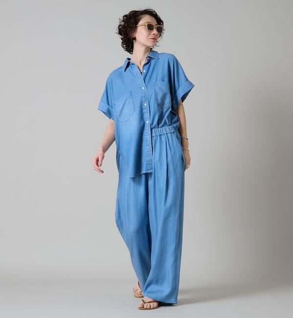 Liesse「《大草直子さん着用》イージータックデニムパンツ」|デニム|