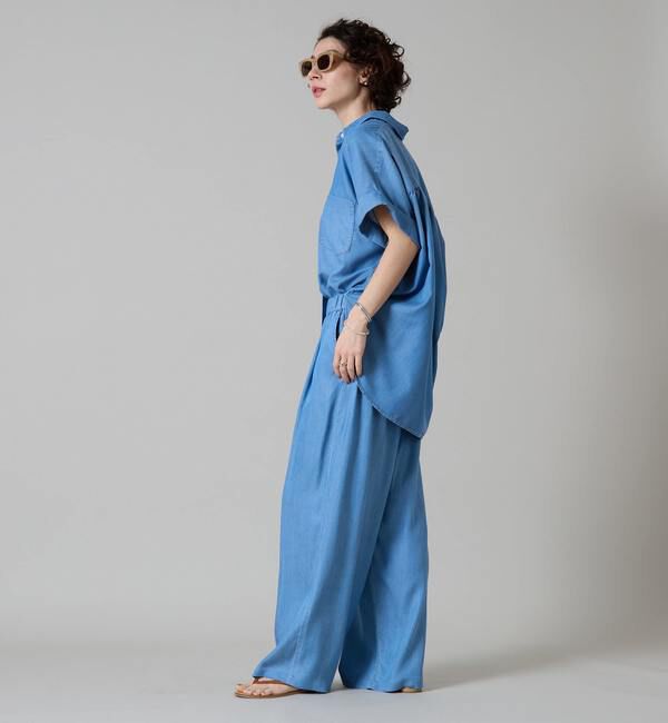 Liesse「《大草直子さん着用》イージータックデニムパンツ」|デニム|