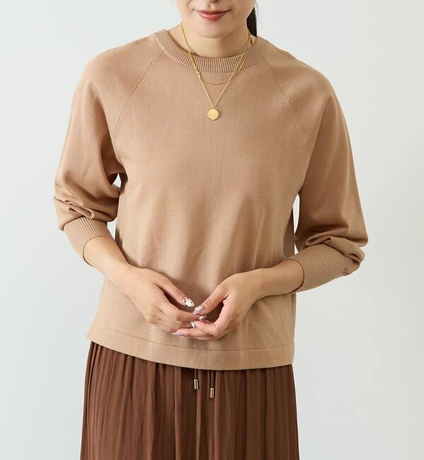 Liesse「2WAYジップラメニットトップス」|ニット・セーター|