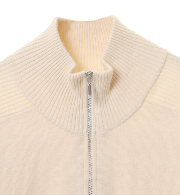 Soffitto「フロントファスナーリブニット」|ニット・セーター|