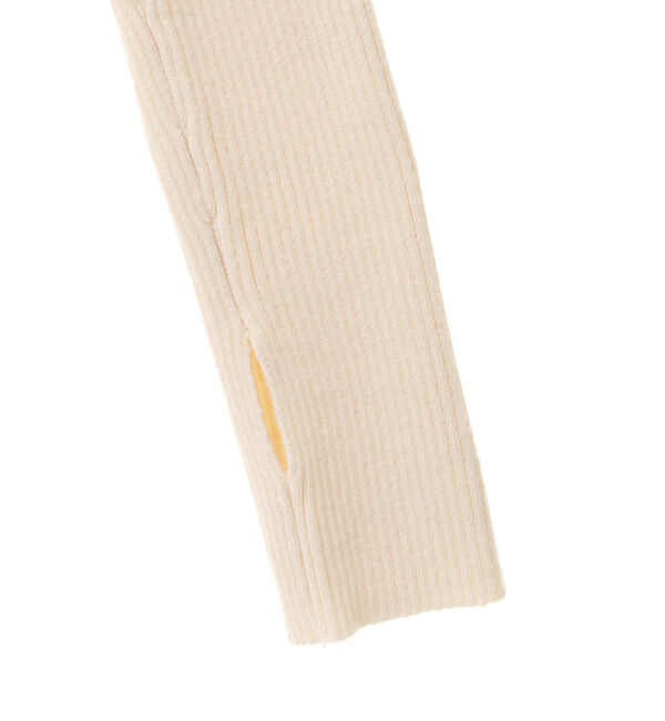 Soffitto「フロントファスナーリブニット」|ニット・セーター|