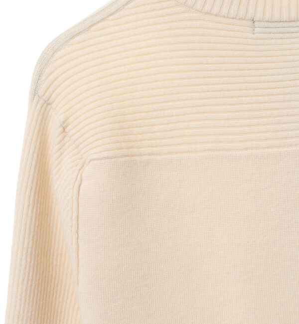 Soffitto「フロントファスナーリブニット」|ニット・セーター|