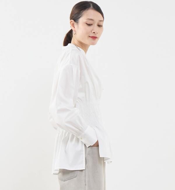 Soffitto「シャーリングブラウス」|シャツ・ブラウス|