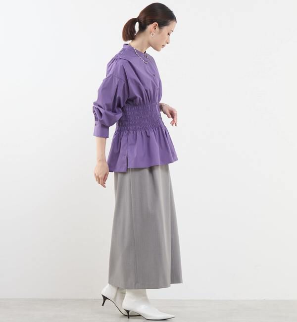 Soffitto「シャーリングブラウス」|シャツ・ブラウス|