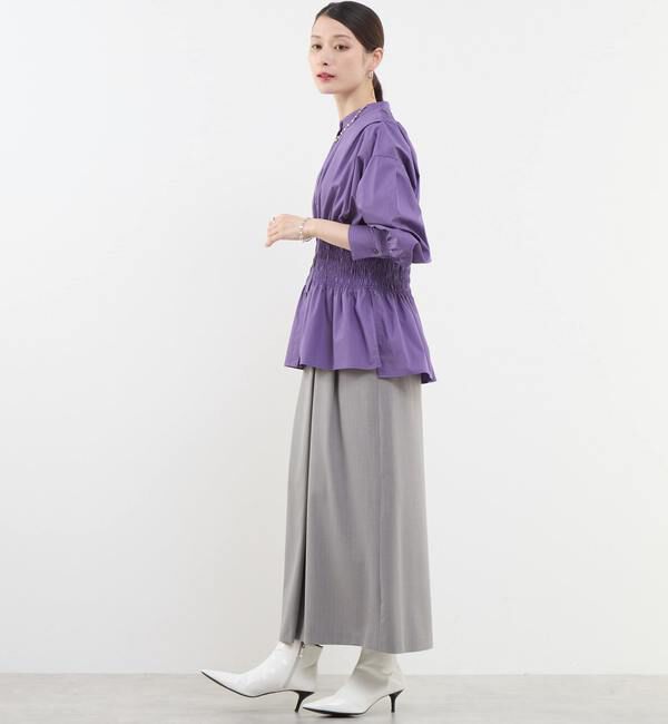 Soffitto「シャーリングブラウス」|シャツ・ブラウス|