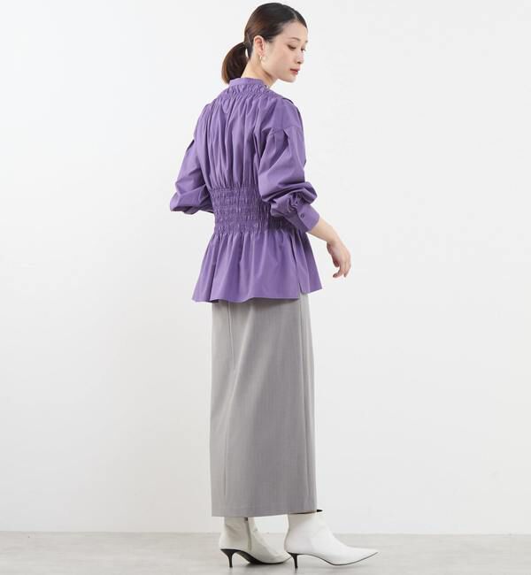 Soffitto「シャーリングブラウス」|シャツ・ブラウス|