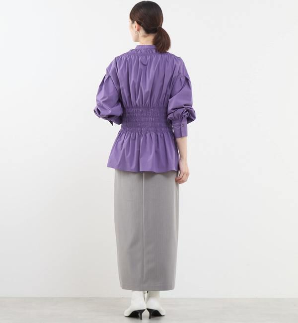 Soffitto「シャーリングブラウス」|シャツ・ブラウス|