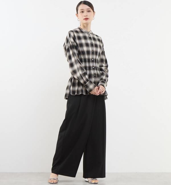 Soffitto「シャーリングブラウス」|シャツ・ブラウス|