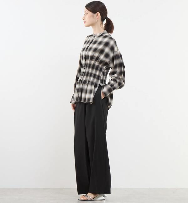 Soffitto「シャーリングブラウス」|シャツ・ブラウス|