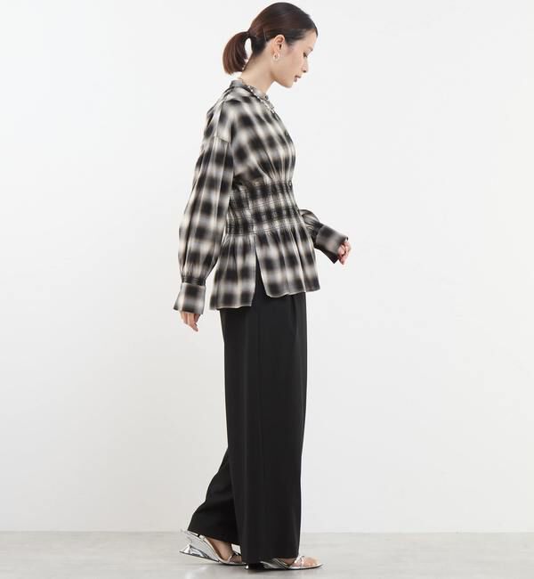 Soffitto「シャーリングブラウス」|シャツ・ブラウス|