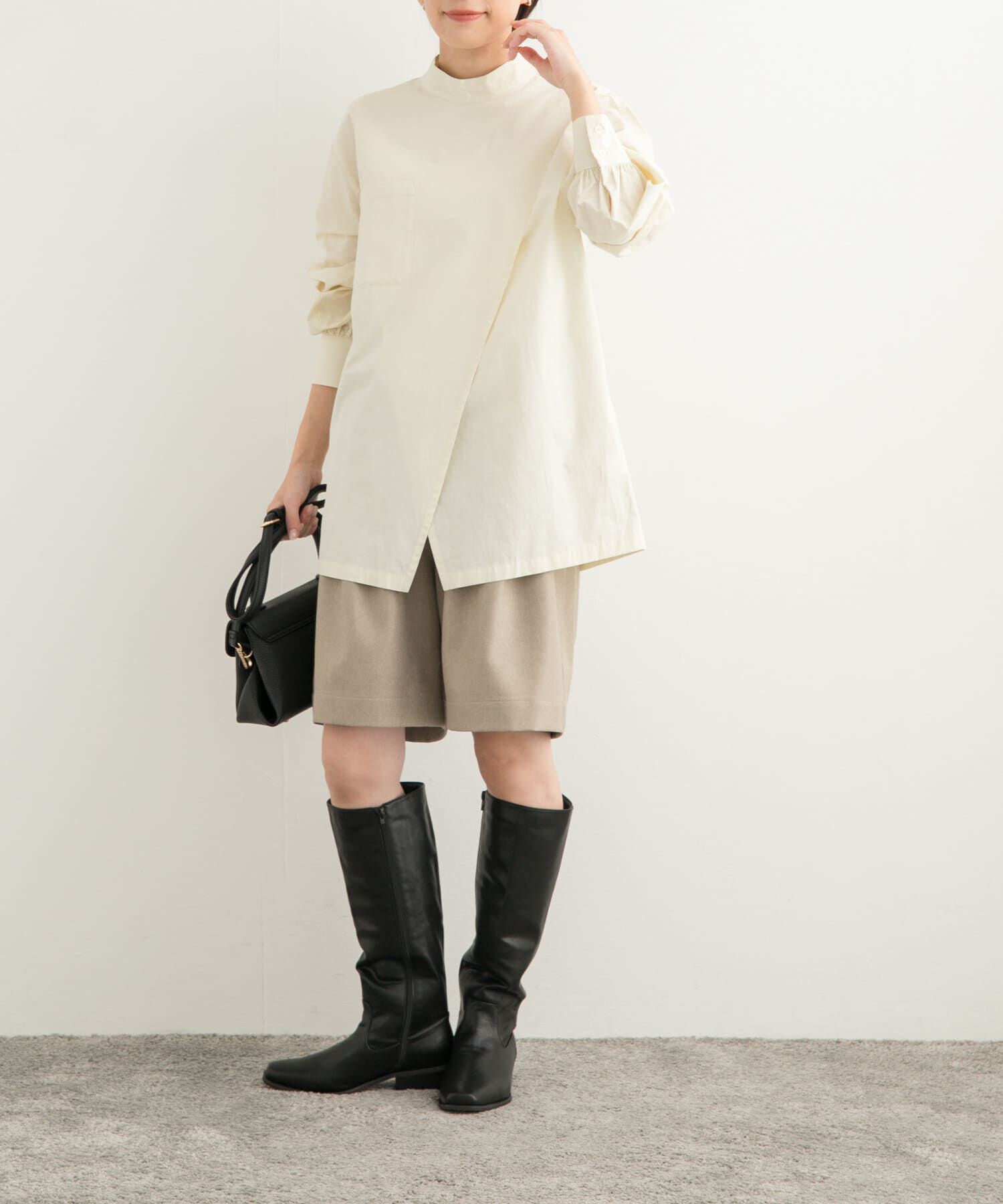 URBAN RESEARCH DOORS「ラップデザインシャツ」|シャツ・ブラウス|