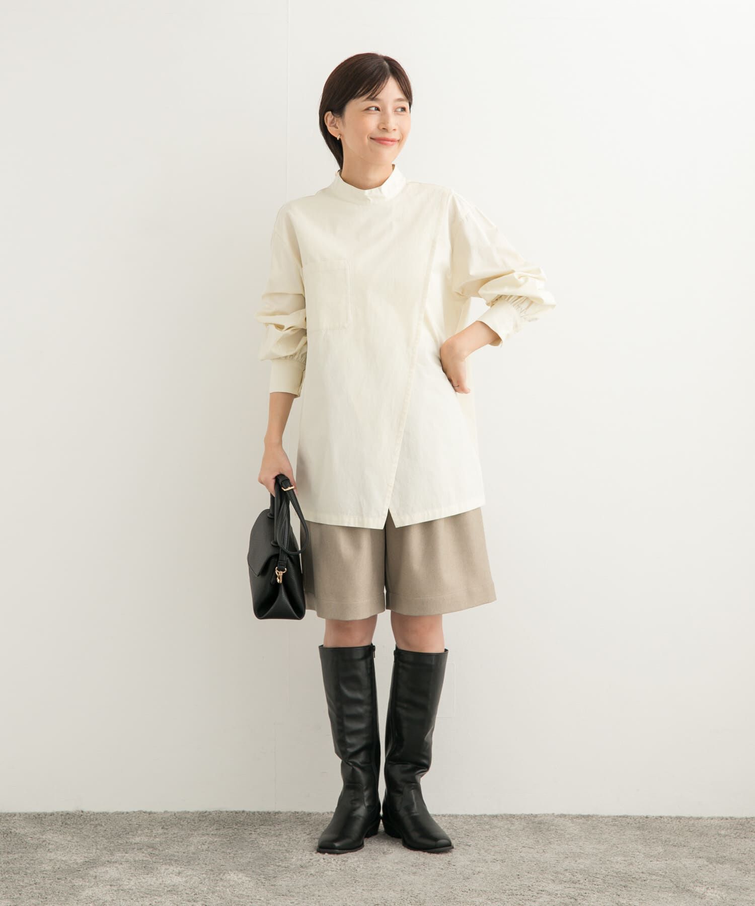 URBAN RESEARCH DOORS「ラップデザインシャツ」|シャツ・ブラウス|