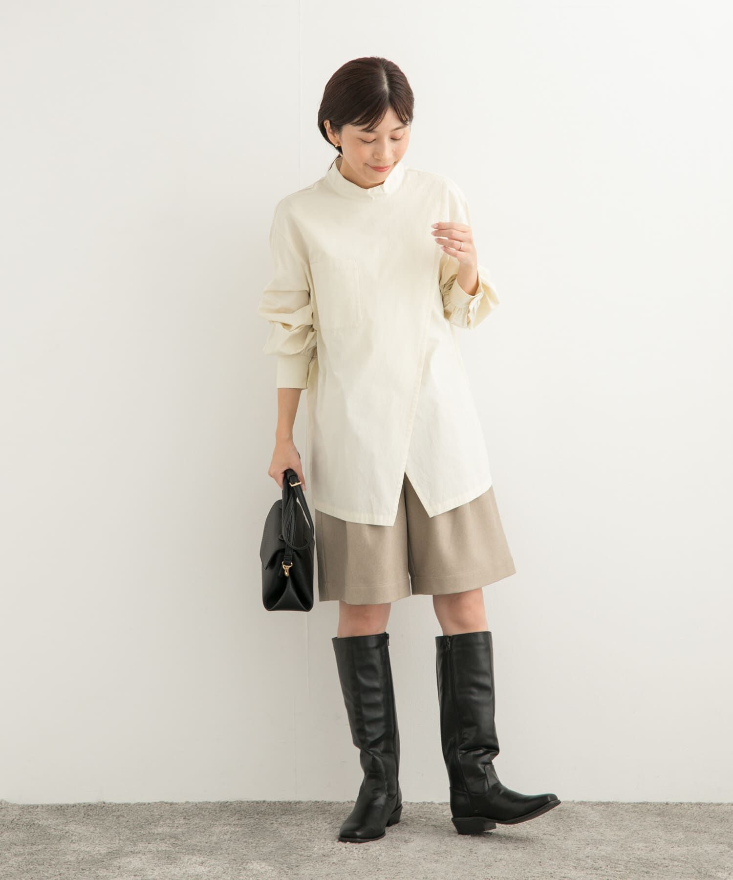 URBAN RESEARCH DOORS「ラップデザインシャツ」|シャツ・ブラウス|