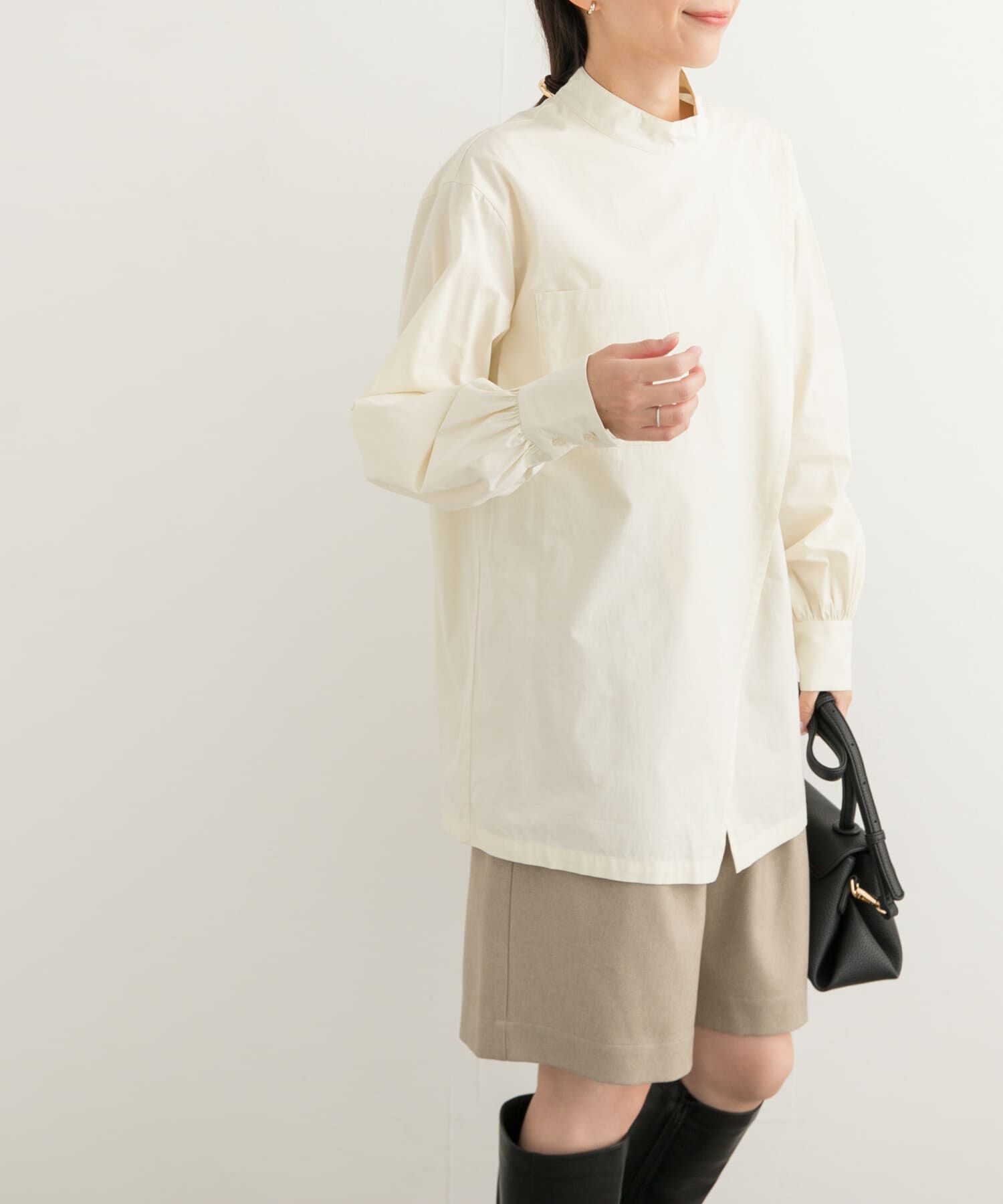 URBAN RESEARCH DOORS「ラップデザインシャツ」|シャツ・ブラウス|