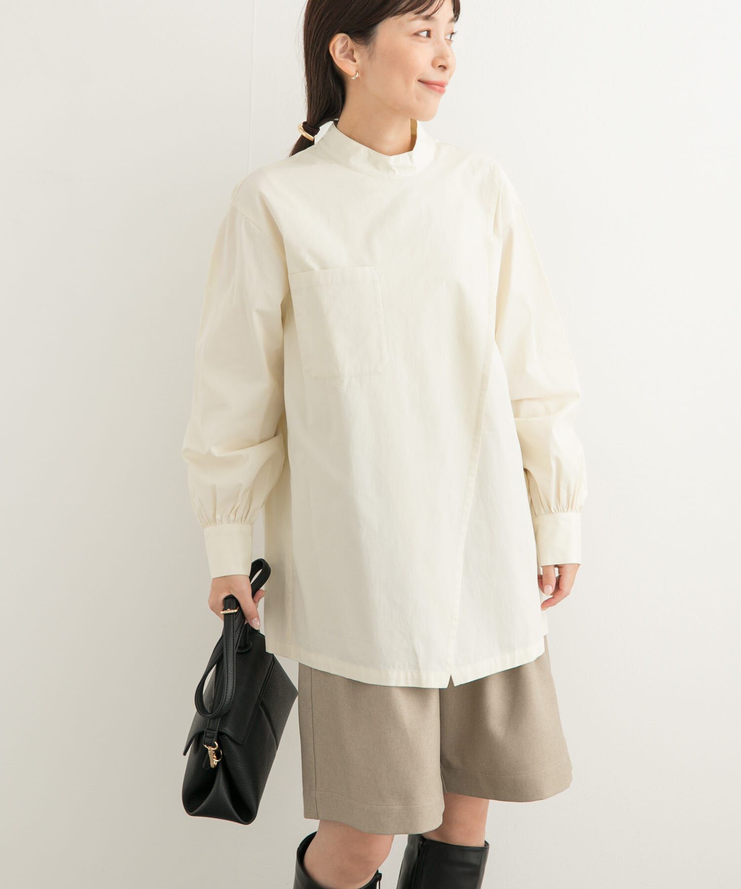 URBAN RESEARCH DOORS「ラップデザインシャツ」|シャツ・ブラウス|