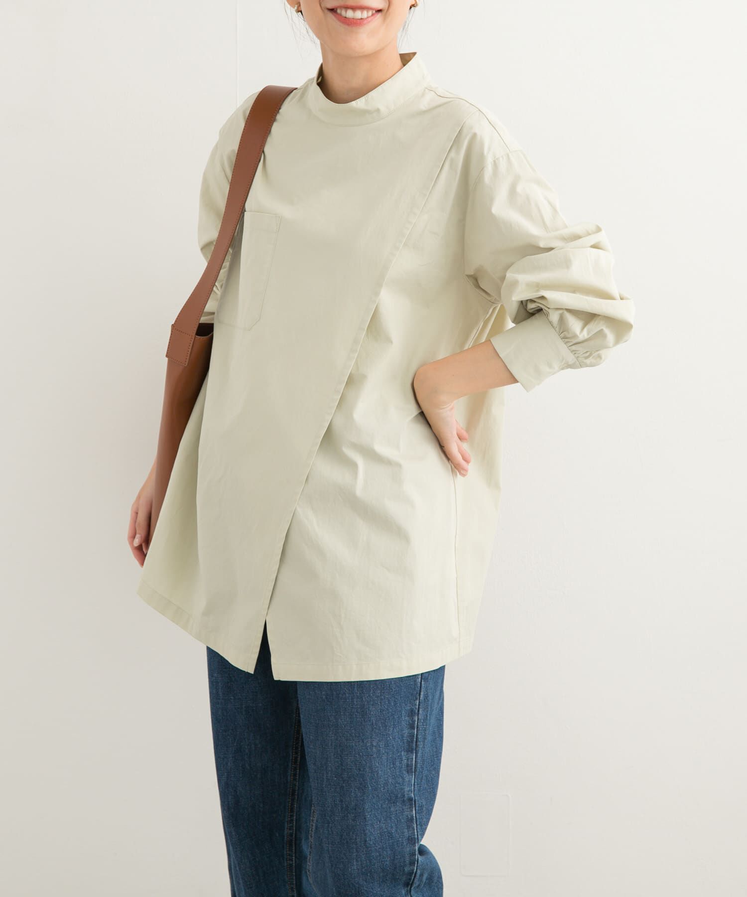 URBAN RESEARCH DOORS「ラップデザインシャツ」|シャツ・ブラウス|