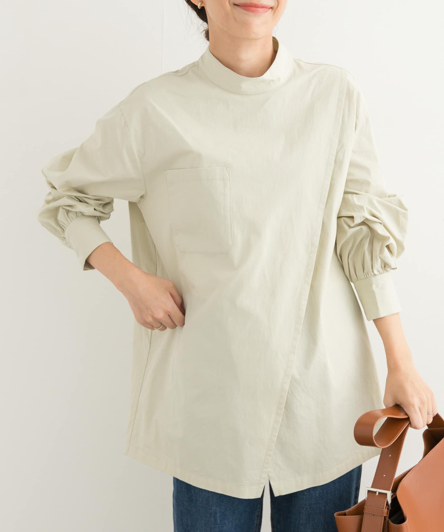 URBAN RESEARCH DOORS「ラップデザインシャツ」|シャツ・ブラウス|