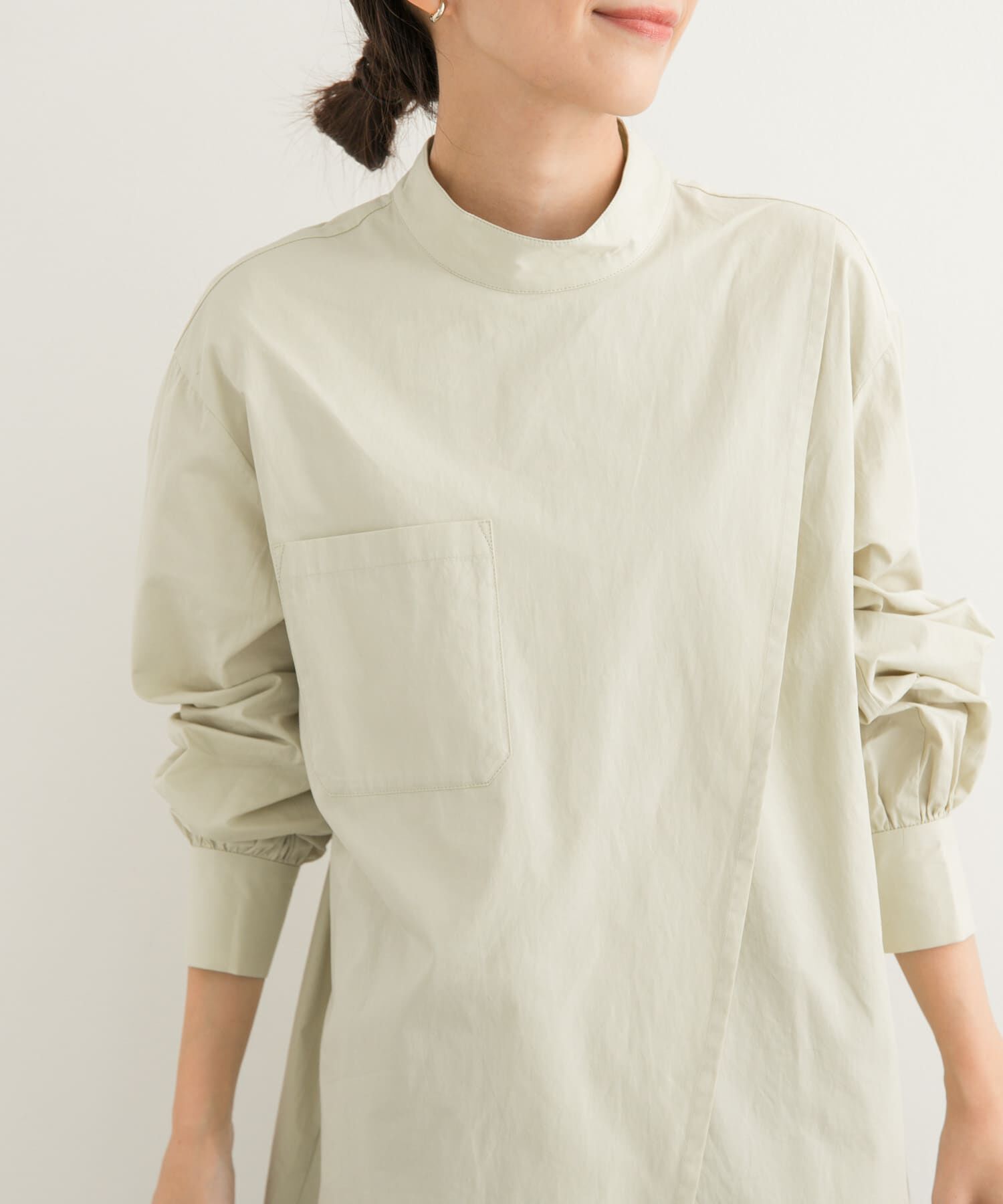 URBAN RESEARCH DOORS「ラップデザインシャツ」|シャツ・ブラウス|