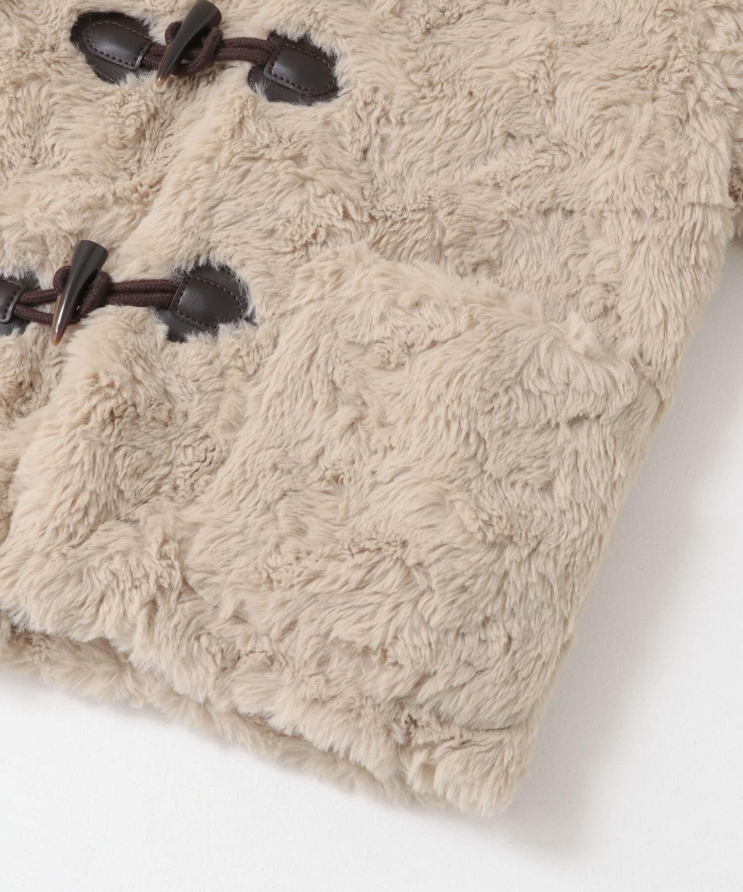 Sonny Label 「ノーカラーフェイクファーコート」|ノーカラーコート|