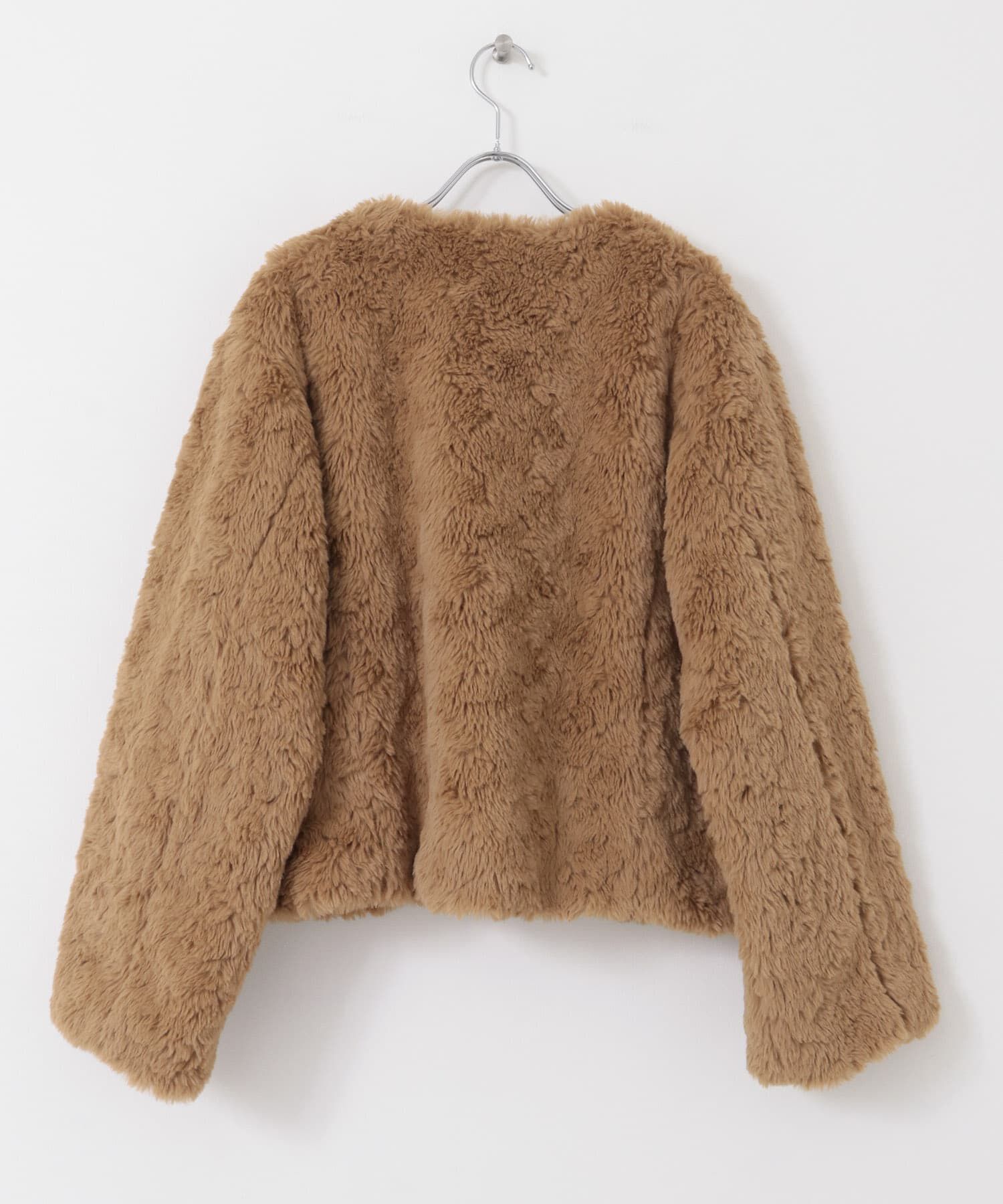 Sonny Label 「ノーカラーフェイクファーコート」|ノーカラーコート|