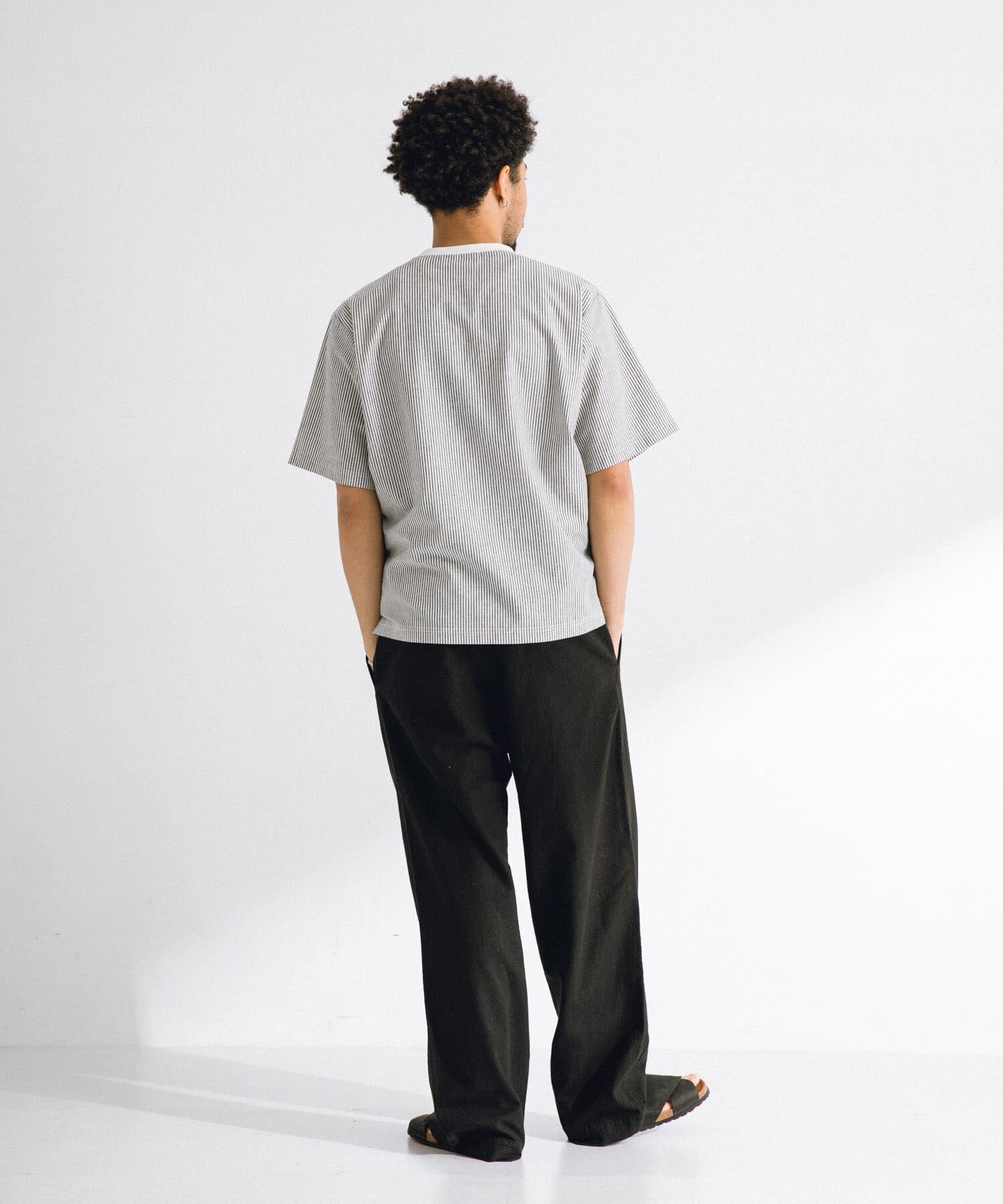 Sonny Label 「『接触冷感/イージーケア』リネン混ショートスリーブTシャツ」|Tシャツ・カットソー|