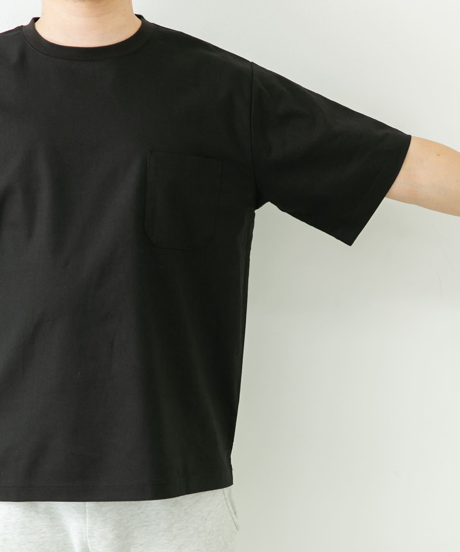 Sonny Label 「『接触冷感/イージーケア』リネン混ショートスリーブTシャツ」|Tシャツ・カットソー|