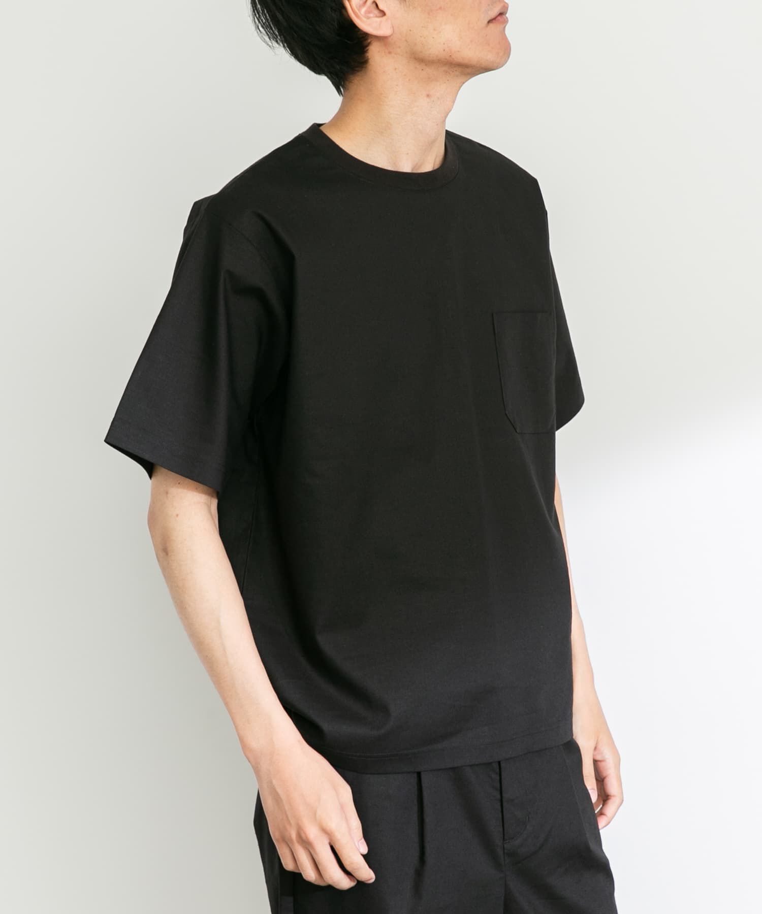 Sonny Label 「『接触冷感/イージーケア』リネン混ショートスリーブTシャツ」|Tシャツ・カットソー|