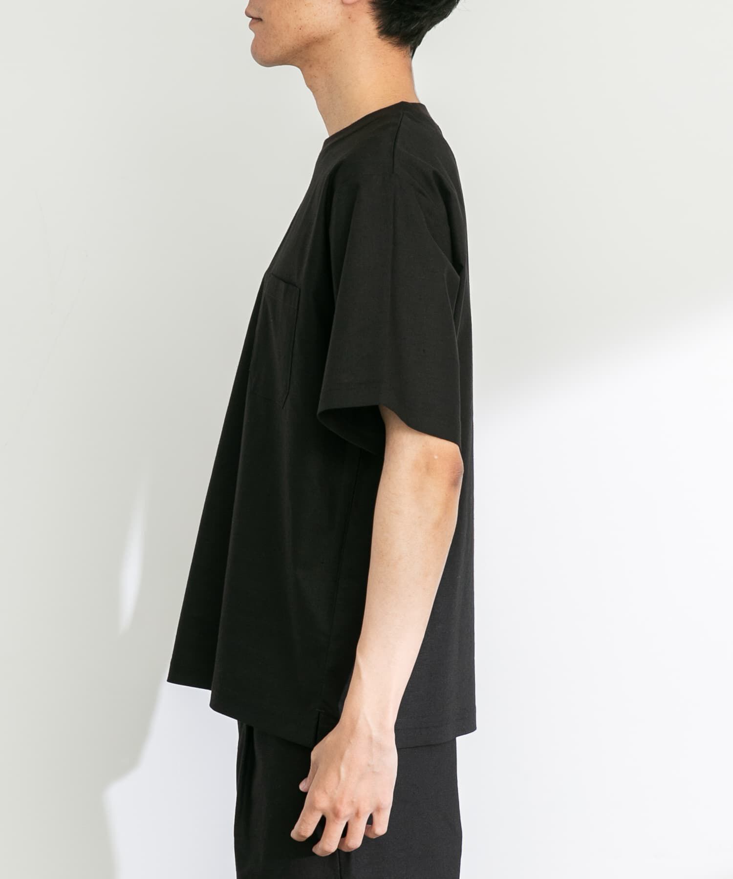 Sonny Label 「『接触冷感/イージーケア』リネン混ショートスリーブTシャツ」|Tシャツ・カットソー|