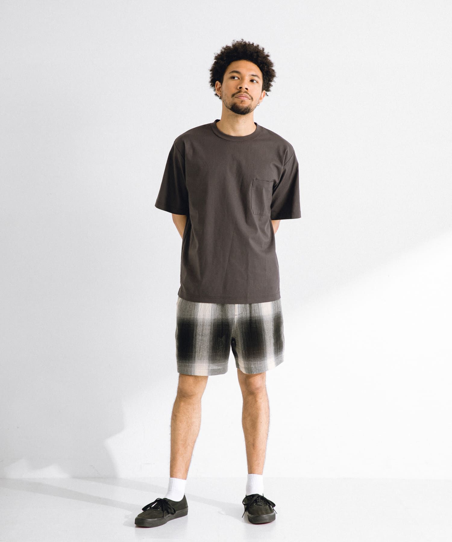 Sonny Label 「『接触冷感/イージーケア』リネン混ショートスリーブTシャツ」|Tシャツ・カットソー|