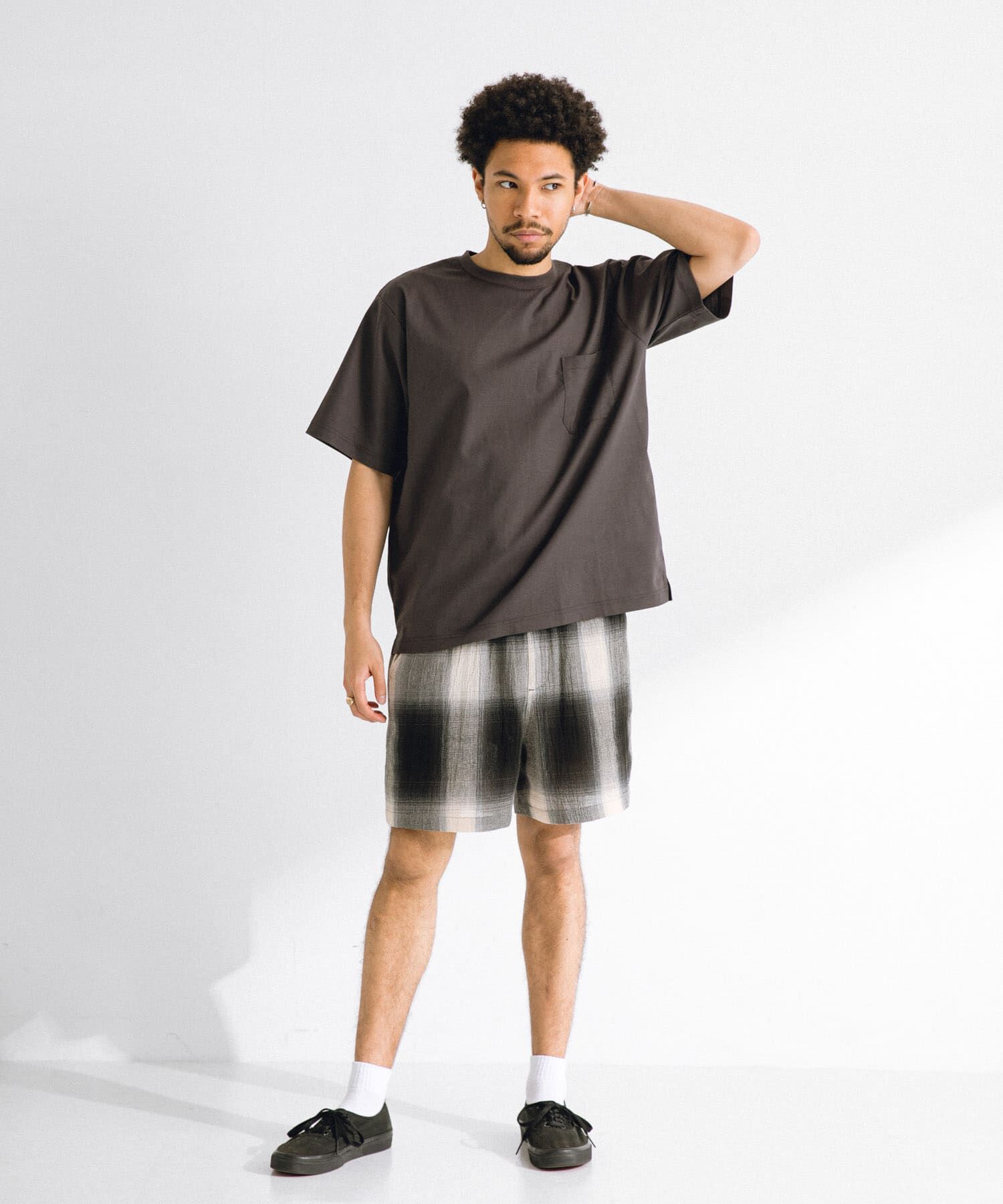 Sonny Label 「『接触冷感/イージーケア』リネン混ショートスリーブTシャツ」|Tシャツ・カットソー|