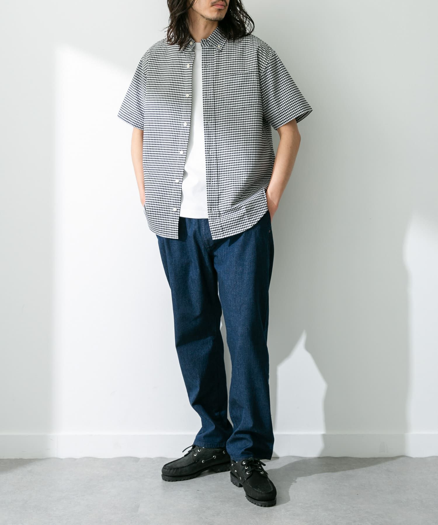 Sonny Label 「抗菌オックスボタンダウン半袖シャツ」|シャツ・ブラウス|