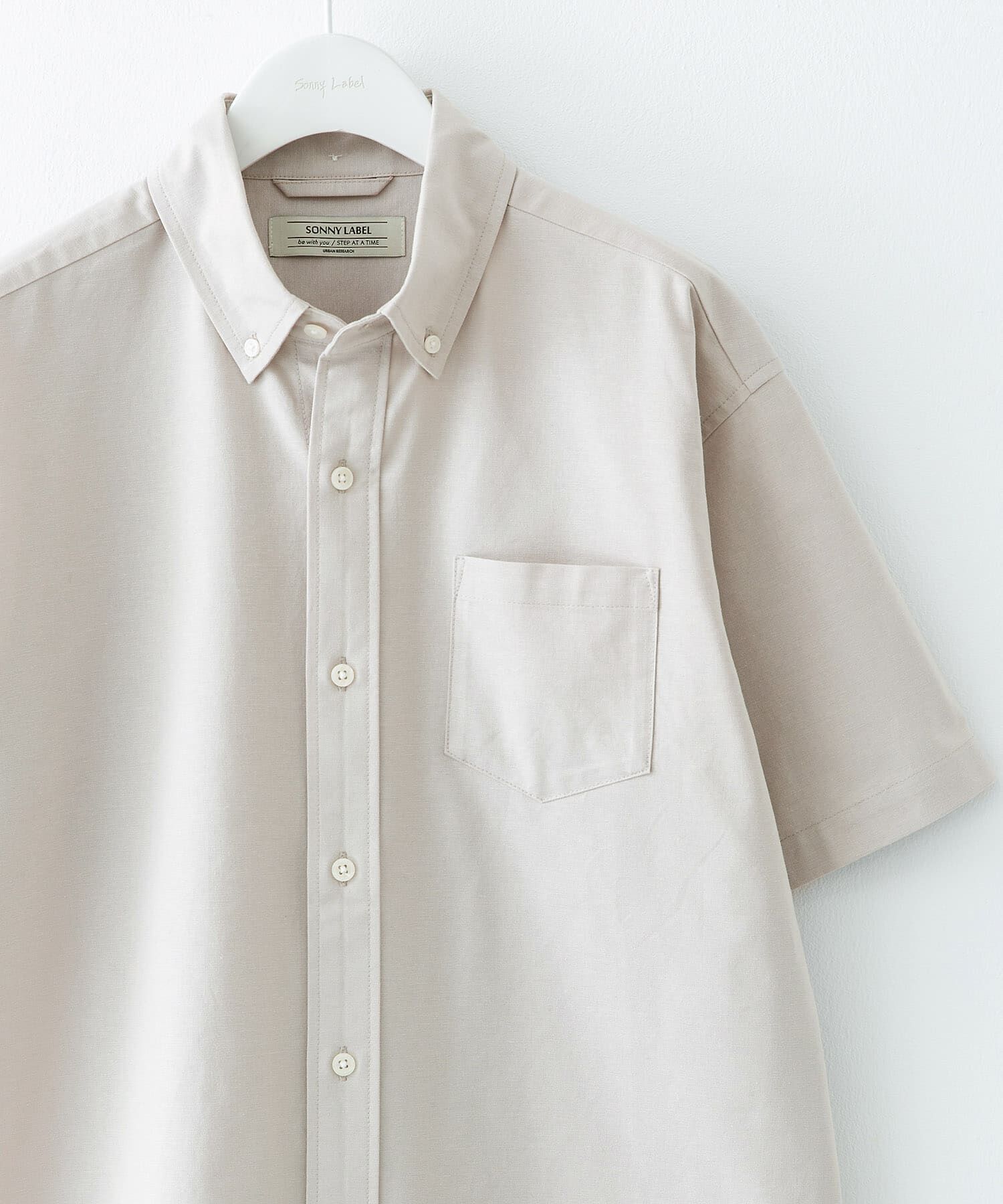 Sonny Label 「抗菌オックスボタンダウン半袖シャツ」|シャツ・ブラウス|グレー