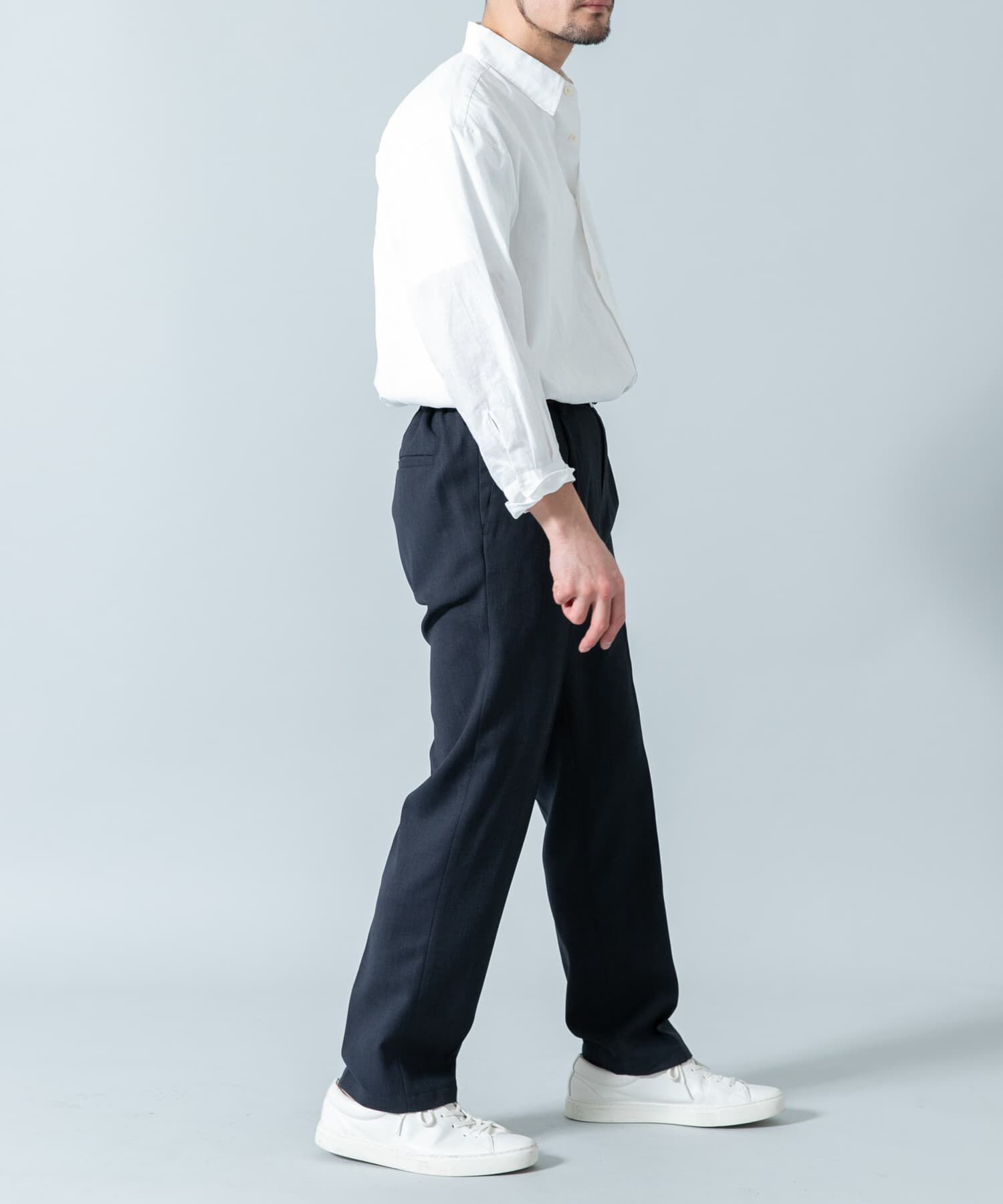 URBAN RESEARCH ROSSO「『XLサイズあり』リラックスコットンリネン7分袖シャツ」|シャツ・ブラウス|