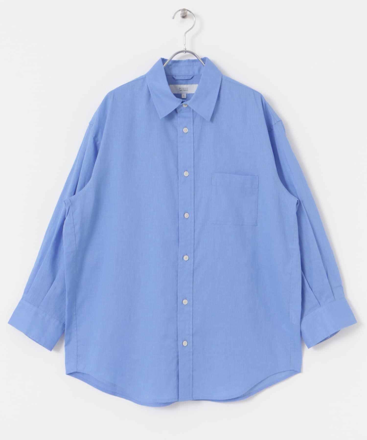 URBAN RESEARCH ROSSO「『XLサイズあり』リラックスコットンリネン7分袖シャツ」|シャツ・ブラウス|